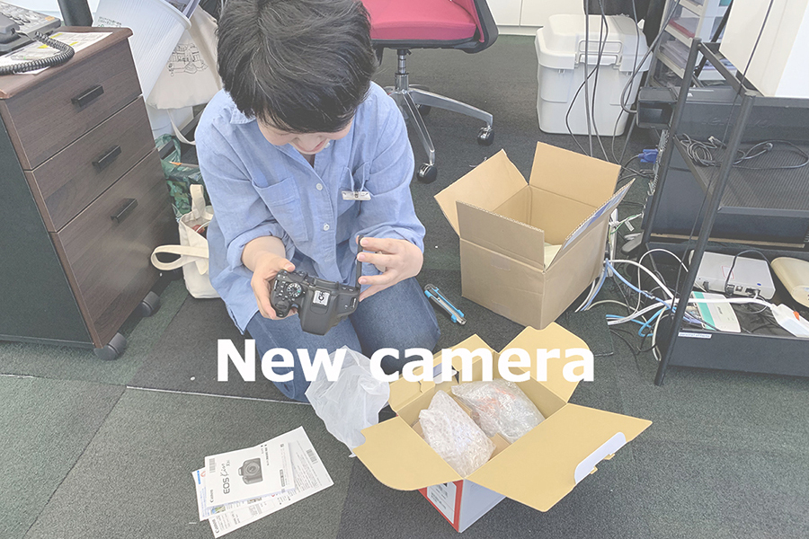 New camera が届きました！！